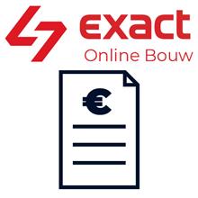 Verkoopfactuur uit Exact Online Bouw