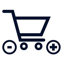 Mutatie winkelwagen +/- aantal