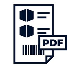 PDF voor paklijst en reservering