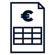 PDF voor matrix verkoopfactuur