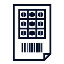 PDF voor matrix verkooppakbon