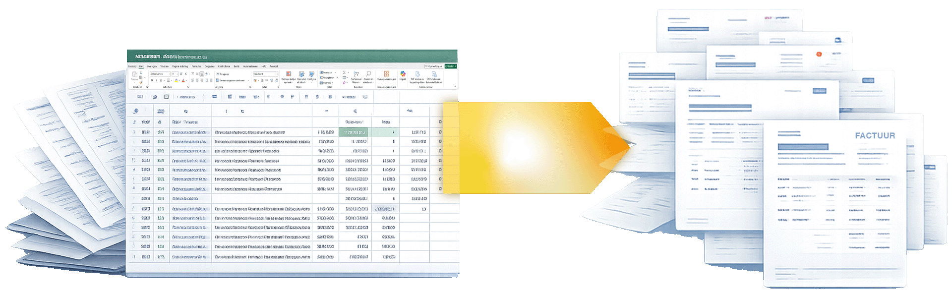 Lachende zakenman met laptop – visualisatie van ERP-software en e-commerce oplossingen voor de groothandel via Softmaat