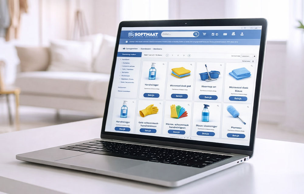 BaS B2B Webshop voor groothandels met klantspecifieke prijzen en assortimenten