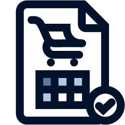 Matrix bestelbevestiging groothandel