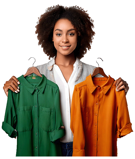 Voorbeeld van de BaS MatrixTabel voor kleur- en maatvarianten