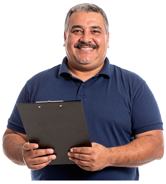 Leverancier houdt geprinte leverancierslijst vast – illustratie van geautomatiseerde data-import