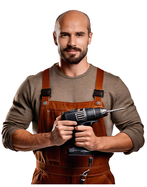 Een medewerker van een technische groothandel