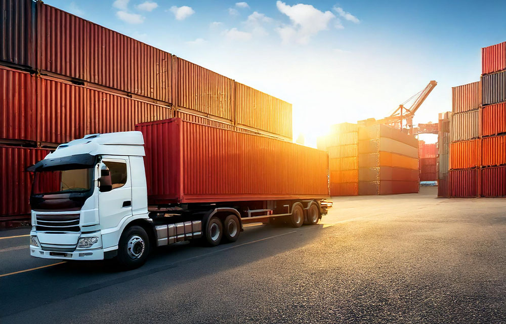 Containerlogistiek en wereldwijde leveringen