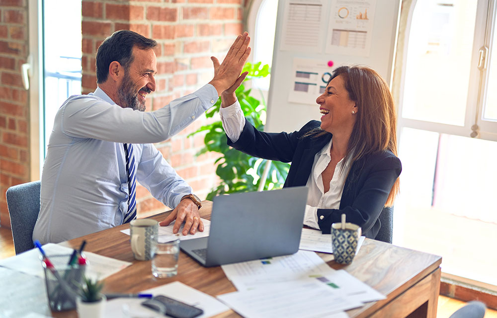 Illustratie van de win-winsituatie tussen groothandel en wederverkoper via de BaS PartnerShop